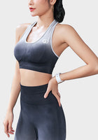 Shock absorption running fitness bra buckle outer wear