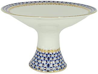 Porcelain Fruit Vase Cobalt Net Diameter