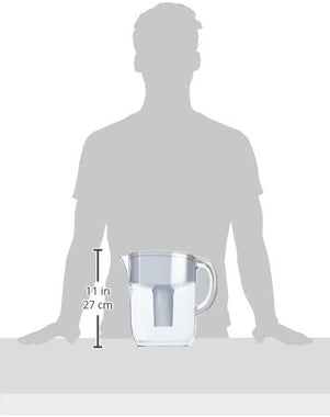 Standard Everyday Water Filter Pitcher, White, Large 10 Cup, 1 Count
