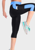 Women fitness mid calf high waist leggings