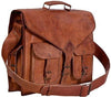 KPL 18 Inch Rustic Vintage Leather Messenger Bag