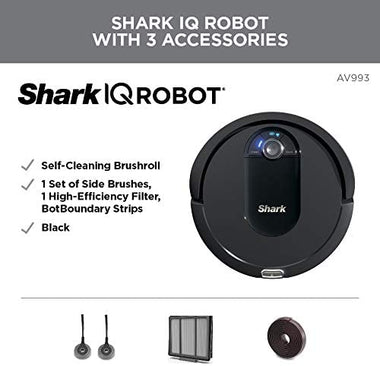 IQ Robot Vacuum AV993, Self Cleaning Brushroll, Advanced Navigation