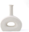 Anding White Ceramic Vase Elegant Design