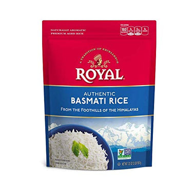 Royal White Basmati Rice, 4 Pounds (2 x 2 Pound Bag)