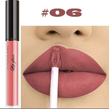 0pcs/Set Makeup Matte Lipstick Lip Kit, Velvety Liquid