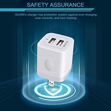 5Pack- USB Wall Charger