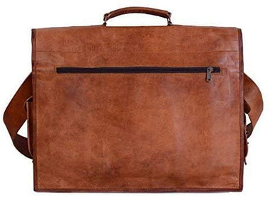 KPL 18 Inch Rustic Vintage Leather Messenger Bag