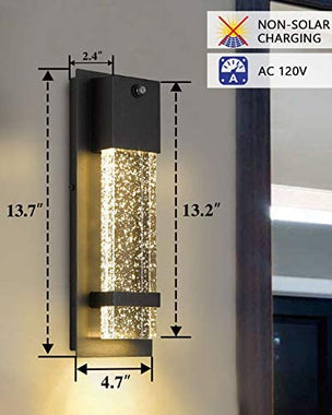 Dusk to Dawn Sensor Outdoor Wall Lamp