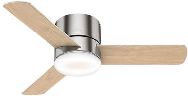 Minimus Indoor Low Profile Ceiling Fan with LED Light and Remote Control