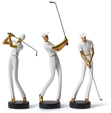 HAUCOZE Statue Figurine Golf Genius Sculpture
