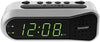 Sharp Digital Alarm Clock  Black Case