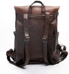 Bags Spark Vegan Leather Vintage Backpack, 14 in Laptop backpack, Faux Leather Backpack