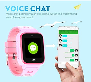 Kids Smart Watch, 4G WiFi GPS LBS Tracker SOS Emergency Call Video Chat