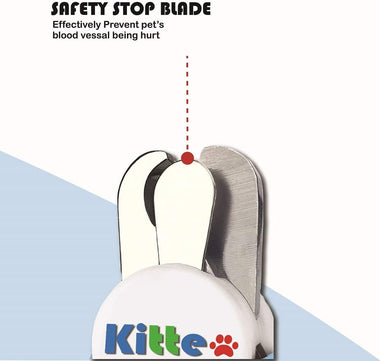 Kitte Dog & Cat Pets Nail Clippers and Trimmers -With Safety Guard
