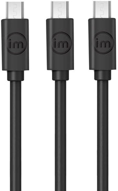 iMuto 3-Pack 3ft Premium Micro USB Cable