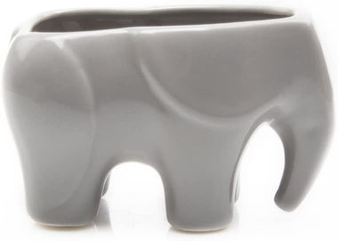 Set of 2 Animal Pot Elephant Shape