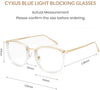 Blue Light Blocking Glasses for Women Computer Eyewear for Men Anti Eye Fatigue Eyeglasses