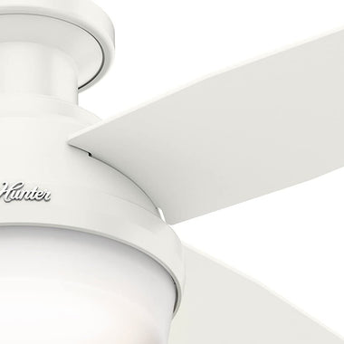 Hunter Dempsey Indoor Low Profile Ceiling Fan with LED