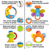 Baby Rattle Sets Teether Rattles Toys, 8pcs Babies Grab Shaker