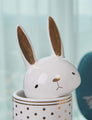 HAUCOZE Cookie Jar Candy Dish  Rabbit