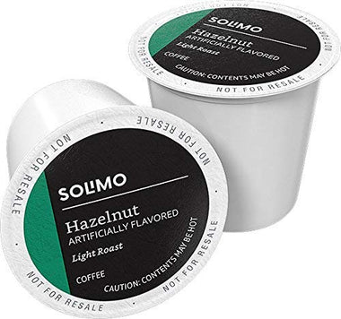 Amazon Brand - 100 Ct. Solimo Light Roast Coffee Pods