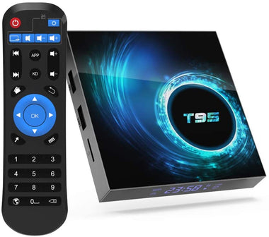 T95 TV Box 4GB RAM 64GB ROM Support 6K HD/ 3D/ H.265 (Android 10.0)