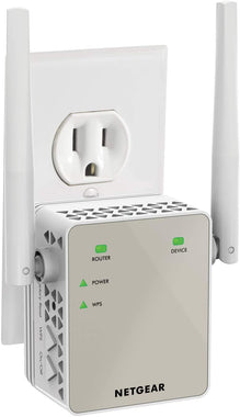 NETGEAR Wi-Fi Range Extender EX6120 - Coverage Up to 1500 Sq Ft-WiFi Extender N300