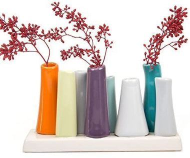 Chive - Pooley 2 Rectangle Ceramic Flower Vase
