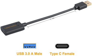 USB A to USB-C Adapter Cable