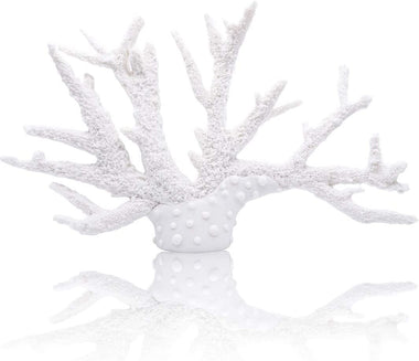 White Coral Faux Resin Coral Reef Sculpture