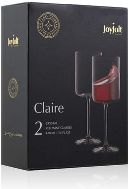 JoyJolt Red Wine Glasses