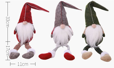3 Pack Christmas Handmade Gnome Decorations