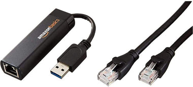Amazon Basics USB 2.0 to 10/100 Ethernet Port LAN Internet Network Adapter