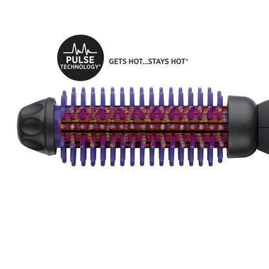 Professional Silicone Bristle Hot Brush Styler for Added Volume