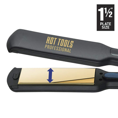 Professional 24K Gold 3-in-1 Crimper & Flat Iron Combo