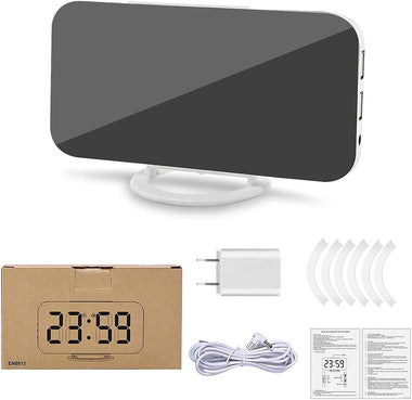 Digital Alarm Clock with Power Adapter