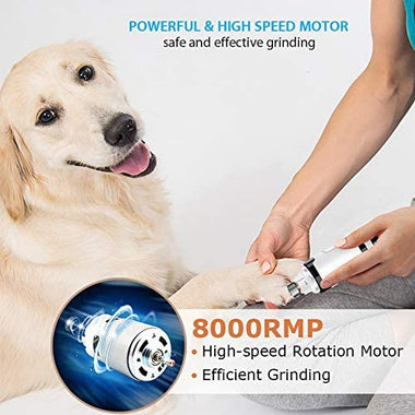 Dog Nail Grinder, Pet Nail Grinder, Professional 2-Speed