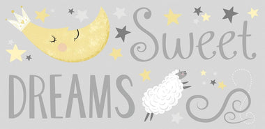 Sweet Dreams Quote Peel And Stick Wall Decals