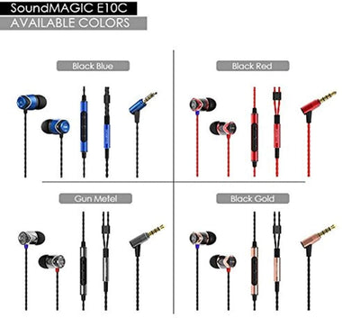 SoundMAGIC E10C Earphones Wired Noise Isolating in-Ear
