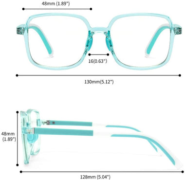 Seorsok Kids Blue Light Blocking Glasses Memory Temples for Boys