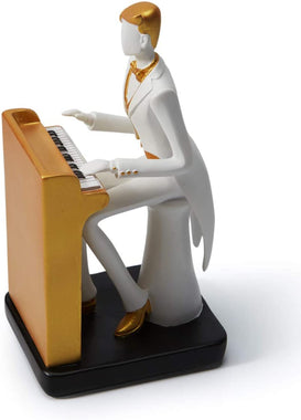 HAUCOZE Figurine Statue Musical Piano Gifts