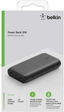 Belkin Portable Power Bank Charger 20K