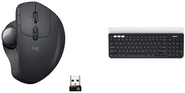 MX Ergo Wireless Trackball Mouse Adjustable Ergonomic Design