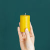 Pure Beeswax Pillar Candles 1.8x3 inch Set of 3
