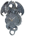 Toscano Sculptural Dragon Wall Clock
