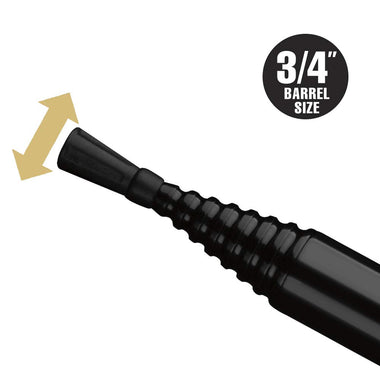 Professional Black Gold Spiral Curling Iron + Wand