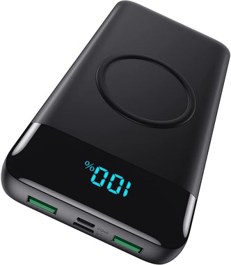 Wireless Portable Charger 30,800mAh 15W Wireless Charging