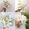 SDR Plants Calla Lily Faux Bunch Real Touch Artificial Flowers 10 Pcs Silk Lataex Fake for Bridal