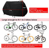 Kotivie Black Lockable Foldable Waterproof Sun Protective Bicycle Cover for 1 to 3