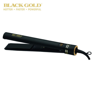 Professional Black Gold Micro-Shine Flat Iron